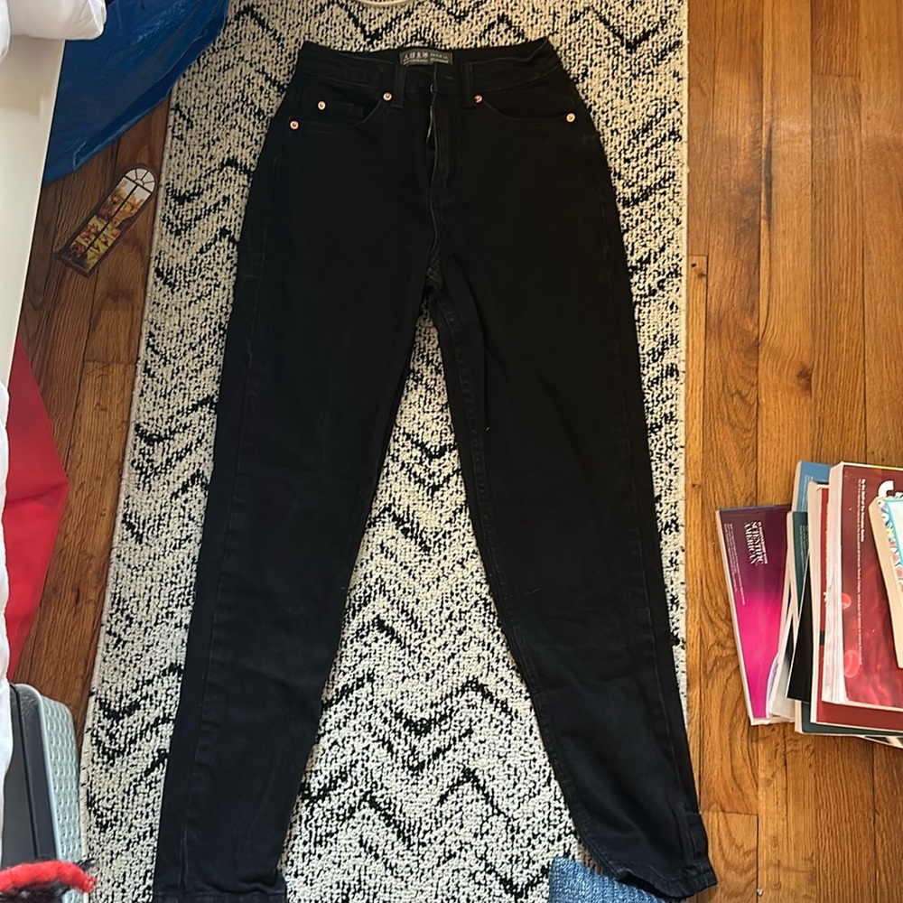 Black jeans, size 0